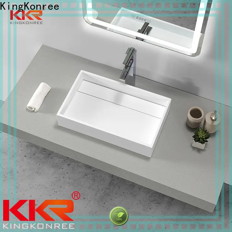 KingKonree small above counter bathroom sinks customized for restaurant1 1