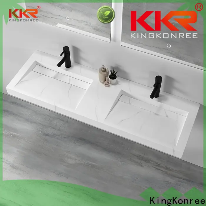 KingKonree concrete deep wall mount sink customized for home 1