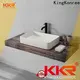 marble rectangle above counter basin supplier for room 1