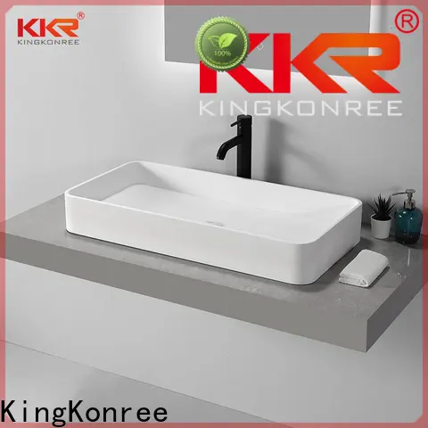 KingKonree excellent above counter wash basin at discount for restaurant 1