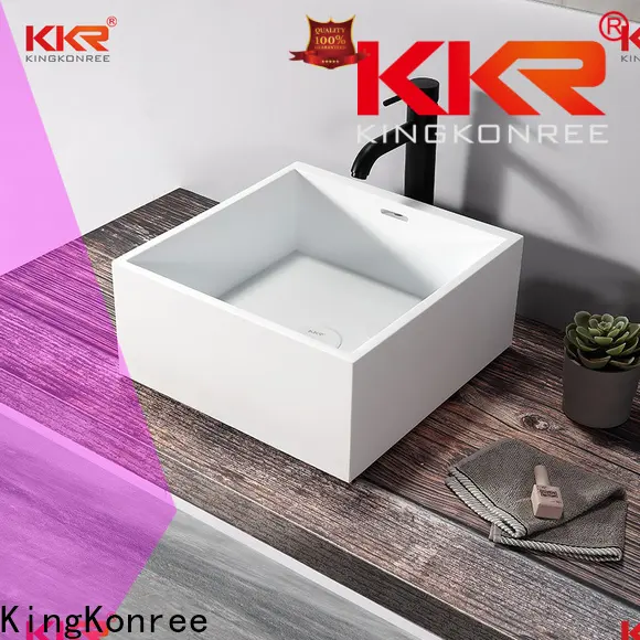 KingKonree excellent square above counter basin manufacturer for home 1
