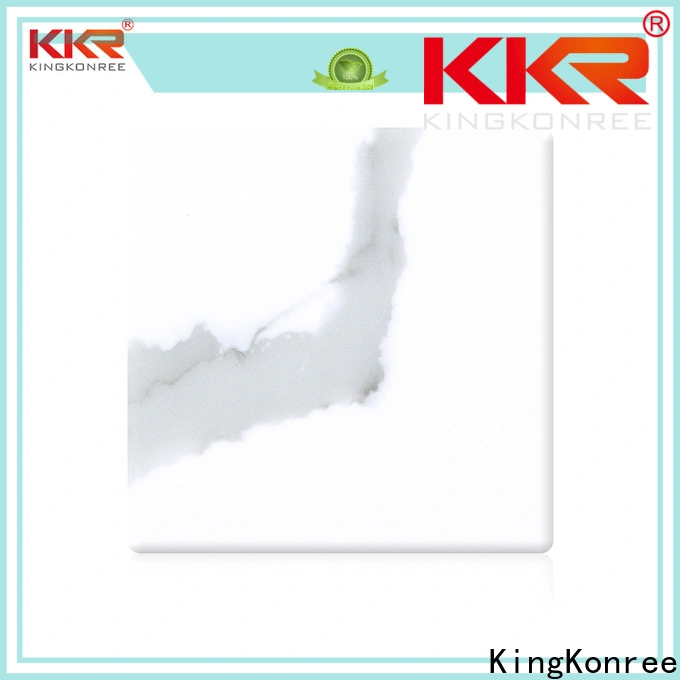 KingKonree acrylic solid surface sheet prices design for indoors 1