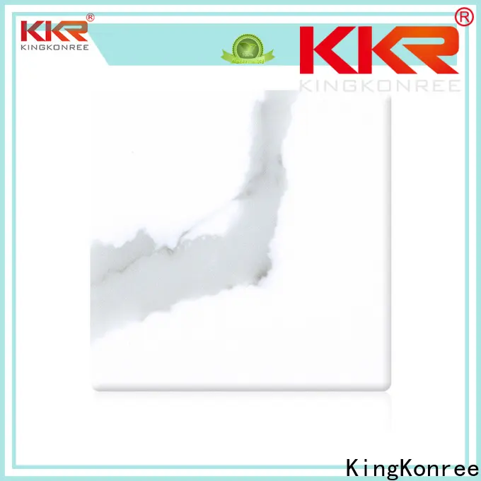 KingKonree acrylic solid surface sheet prices design for indoors 1