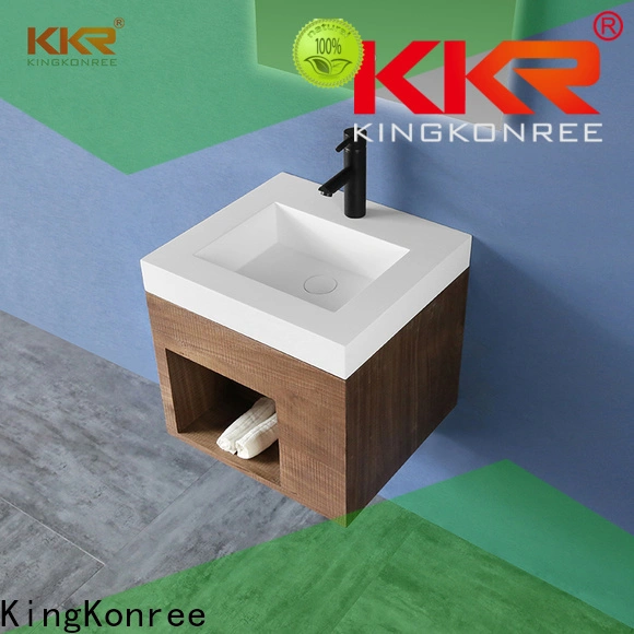 KingKonree hot-sale corner basin cabinet factory for hotel 1