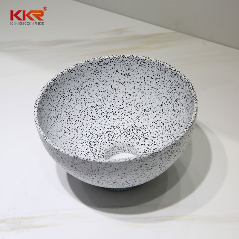 Fashion Design Artificial Stone Terrazzo Small Wash Basins Sink ...