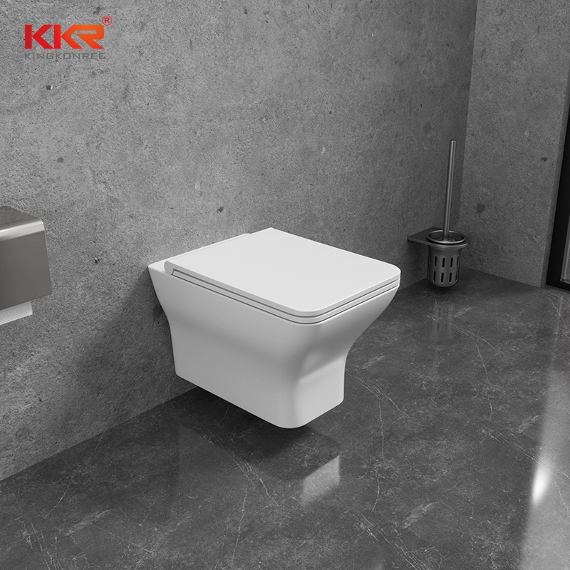 Hauteur de confort moderne Contemporain Efficient Mur Hung Toilet Suite Économie d'eau Flush Ceramic WC Toilette 1