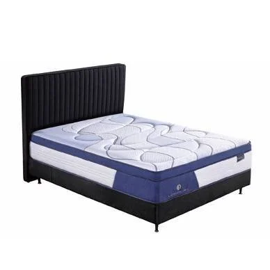34PA-52 Wool +Natural Latex Euro Top Pocket Spring Mattress 1