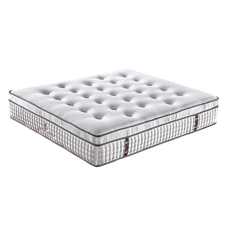 Hand Tufted Mattress Double Spring Latex Innerspring Queen Mattress 1