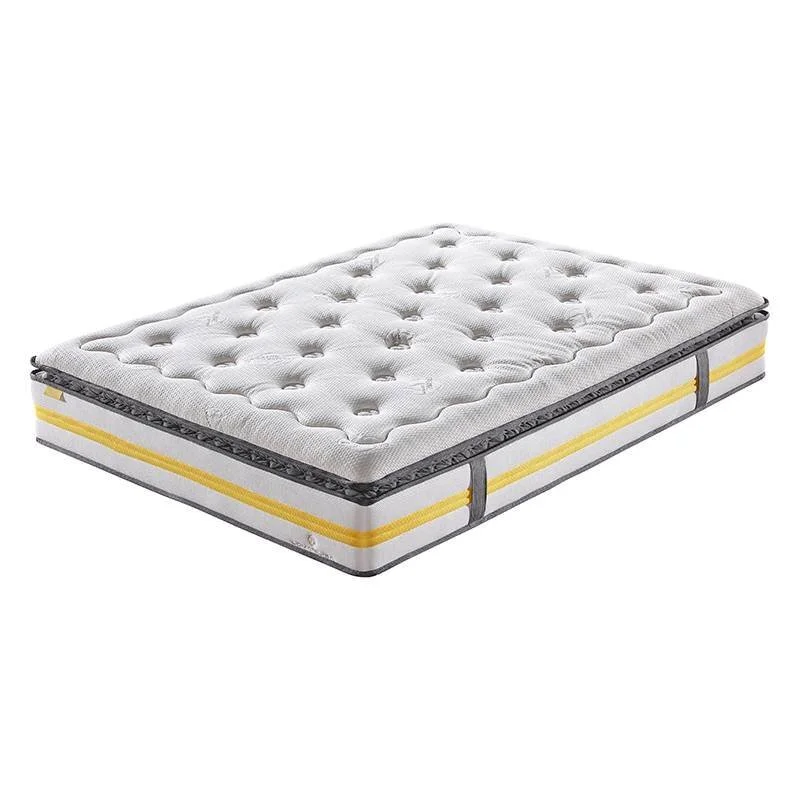 Pillow Top Design Pocket Spring Mattress With Convoluted Foam Nature Fresh Series 1