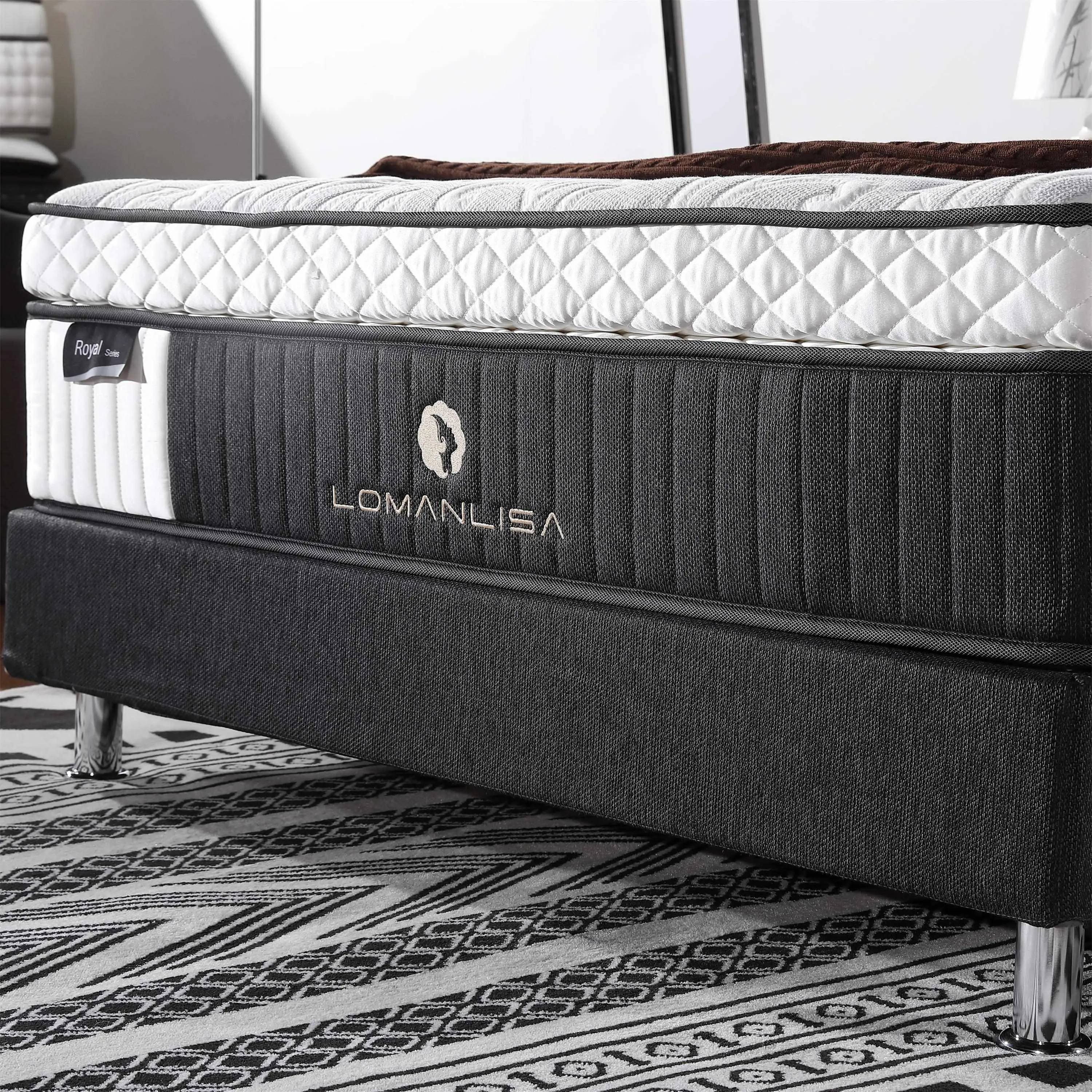 JLH size restonic mattress reviews with Quiet Stable Motor delivered directly 4