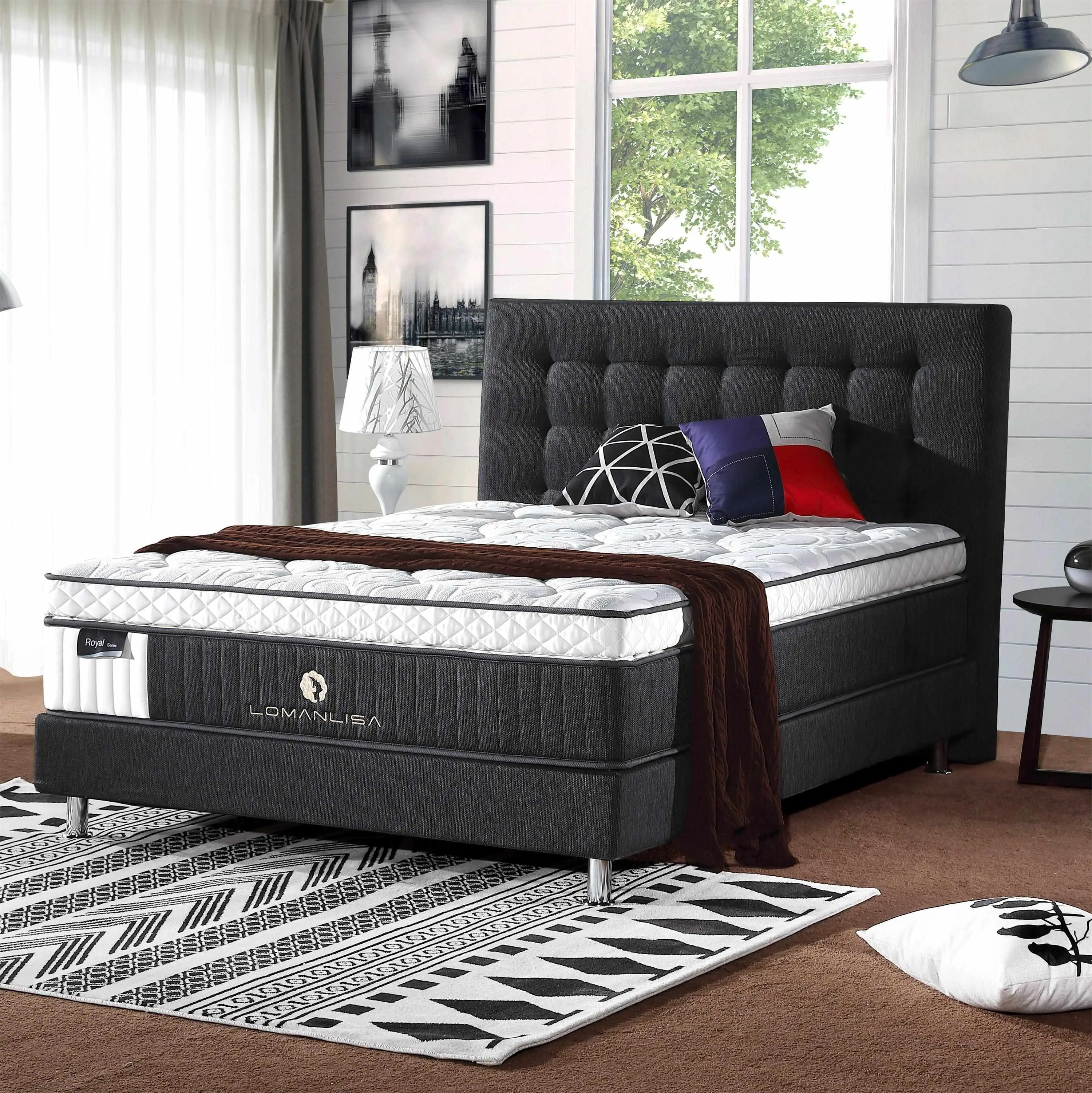 JLH size restonic mattress reviews with Quiet Stable Motor delivered directly 3