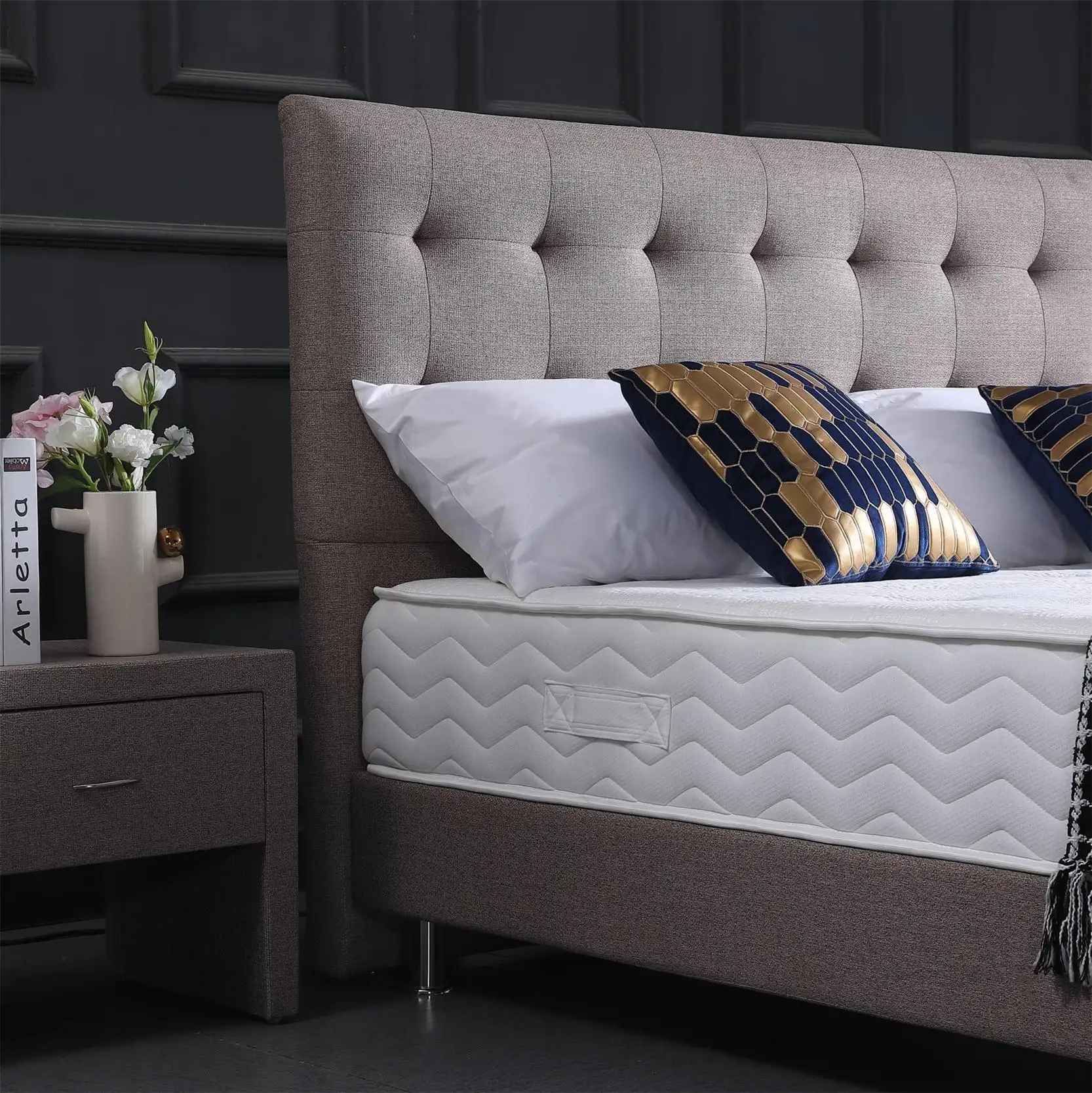 JLH high-quality hypoallergenic mattress high Class Fabric for tavern 3