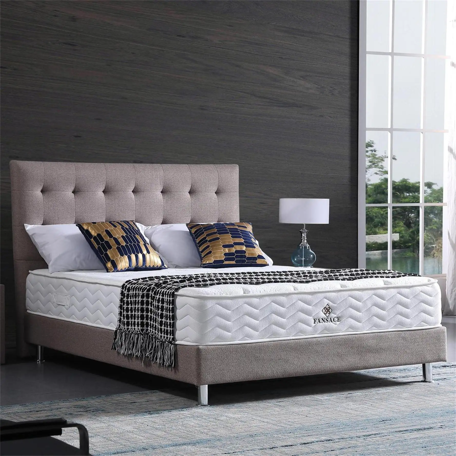 JLH high-quality hypoallergenic mattress high Class Fabric for tavern 4