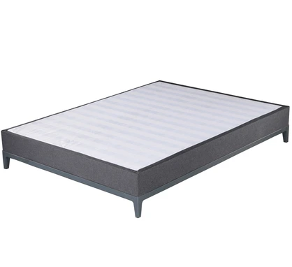 CJ-55 JLH Furniture Wood Frame With Wood Slat Support Grey Quality Beds 1