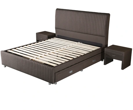 MB3371 New Design Storage Function Mattress Firm Adjustable Beds Frame With Headboard 1