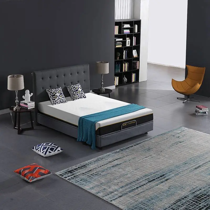 GMM-10-01 | 10 Inch Slow Sag Gel Memory Foam Thick Memory Pressure Relief 7 Zone Support Core Special Cutting Foam Mattress 1