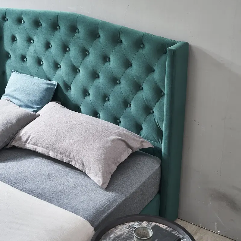  JLH Mattress cabecero capitoné de terciopelo para negocios con suavidad 5