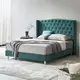  JLH Mattress cabecero capitoné de terciopelo para negocios con suavidad 3