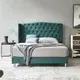  JLH Mattress cabecero capitoné de terciopelo para negocios con suavidad 2
