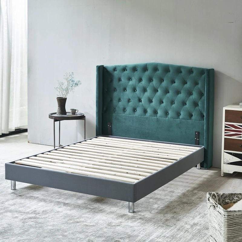  JLH Mattress 柔らかさのあるビジネス用ベルベットタフテッドヘッドボード 4