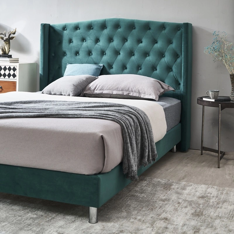 JLH Mattress 柔らかさのあるビジネス用ベルベットタフテッドヘッドボード 8