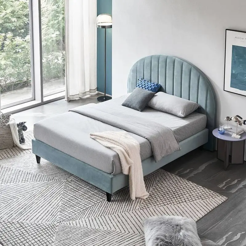 MB3620 TIME CAPSULE Fashionable High Quality Velvet Fabric Headboard 1