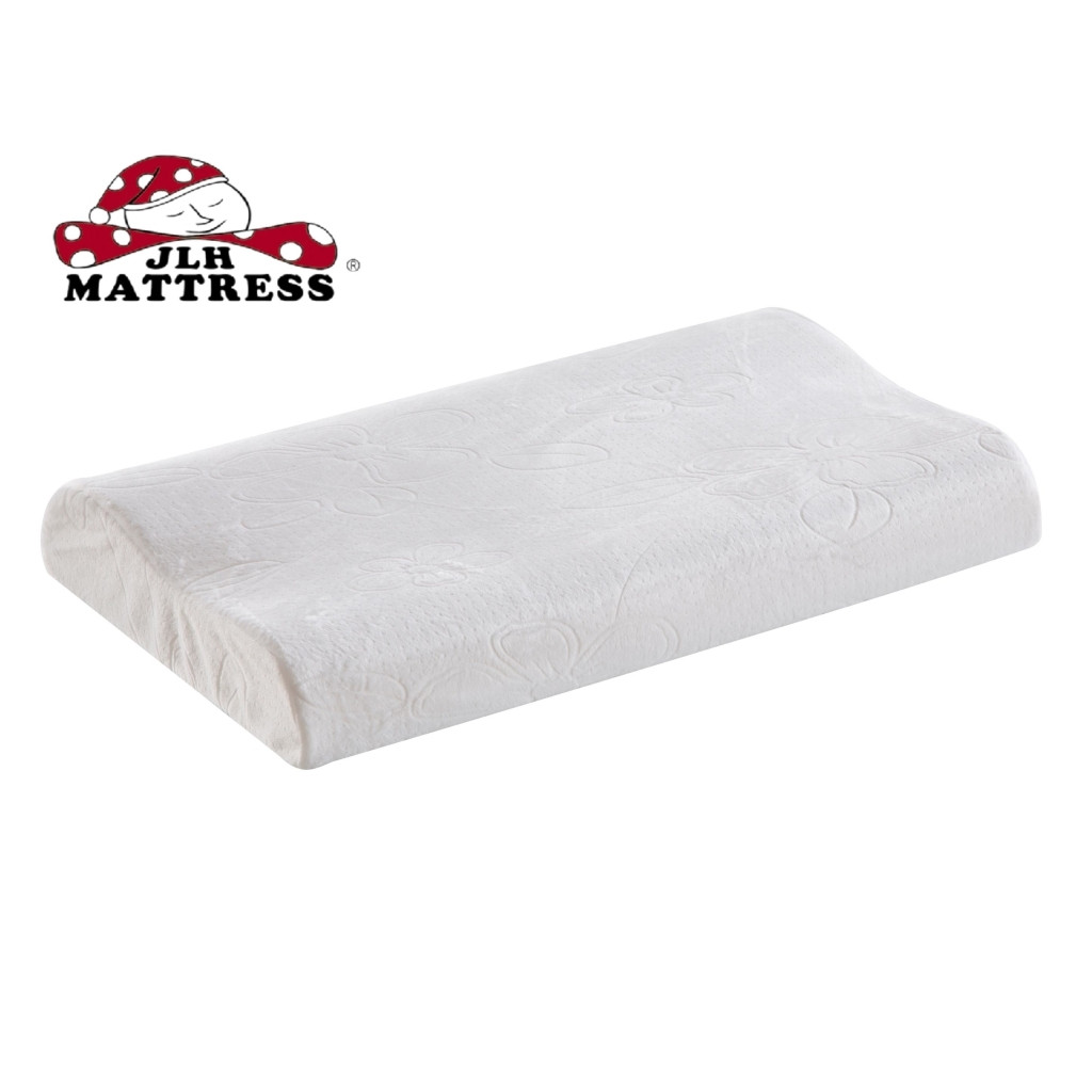 H97 |  White Velvet fabric Memory foam Pillow for Adult 1
