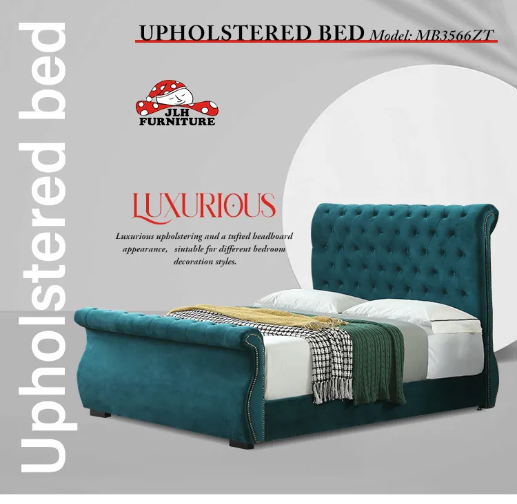 JLH Custom gepolstertes Plattformbett. Lieferung direkt 2