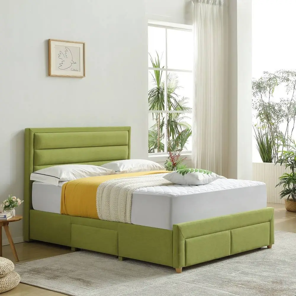 MB3636ZT |  Storage Design Line-Shape Upholstered Bed for Middle End Market 1