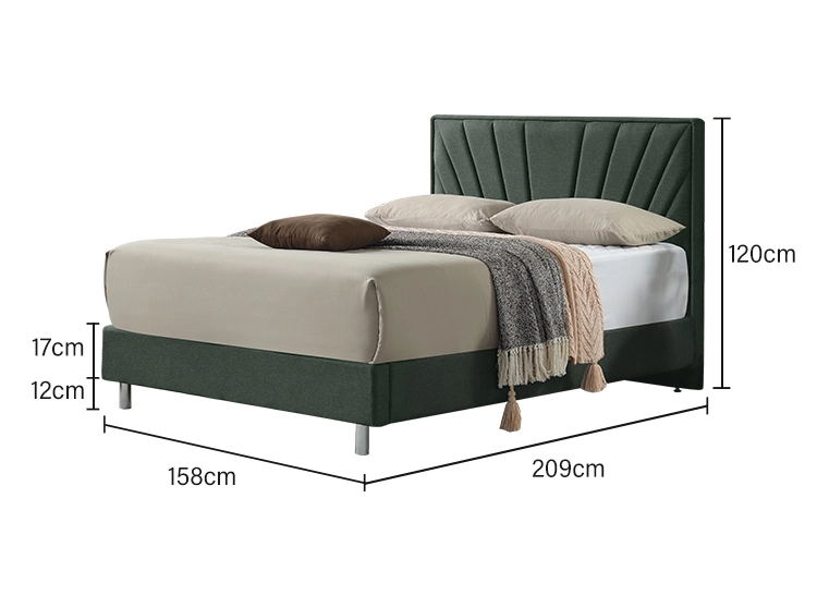  JLH Mattress ビジネス用ホテル用房状布張りプラットフォームベッド 7