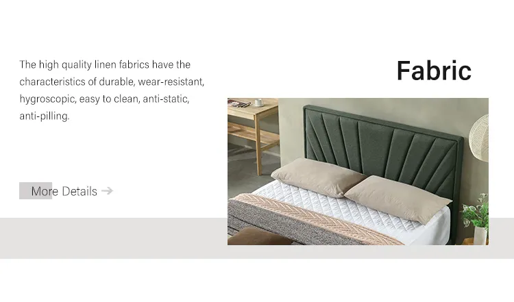  JLH Mattress Cama con plataforma capitoné tapizada para negocios para hotel 4