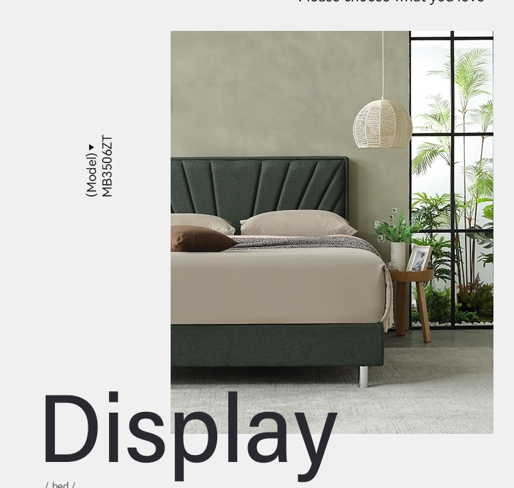  JLH Mattress ビジネス用ホテル用房状布張りプラットフォームベッド 9