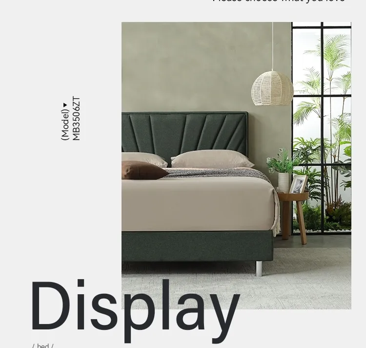  JLH Mattress Cama con plataforma capitoné tapizada para negocios para hotel 9