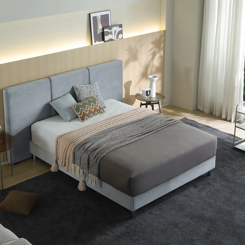 MB3568ZT Three-Piece Headboard Disassembly And Splicing Simple Upholstered Bed 1