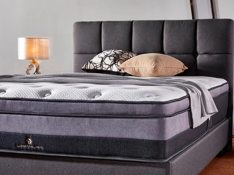 JLH Brand luxury top latex gel memory foam mattress wool factory 3