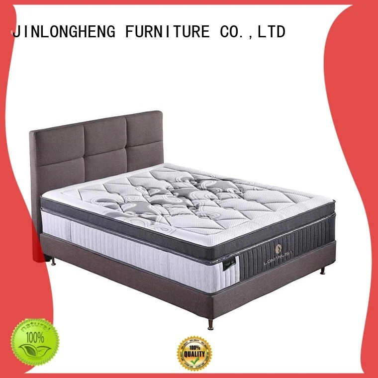 Matelas à ressorts fermes en latex JLH Tissu haut de gamme avec douceur 1
