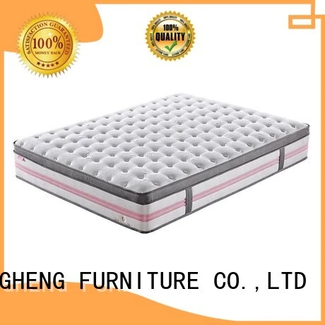 Materasso a molle insacchettate in schiuma Darcon di lana rosa a 5 zone di Euro Top Design Princess con funzione antiacaro 1