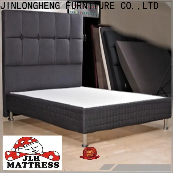 JLH Latest black leather headboard manufacturers delivered easily 1