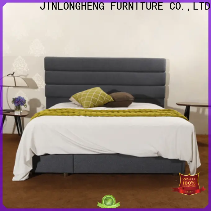 Fabricants de lits rembourrés pleine grandeur sur mesure pour chambre à coucher 1