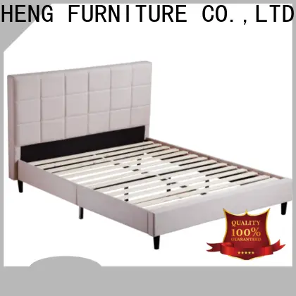 New padded headboard bed for business for hotel 1