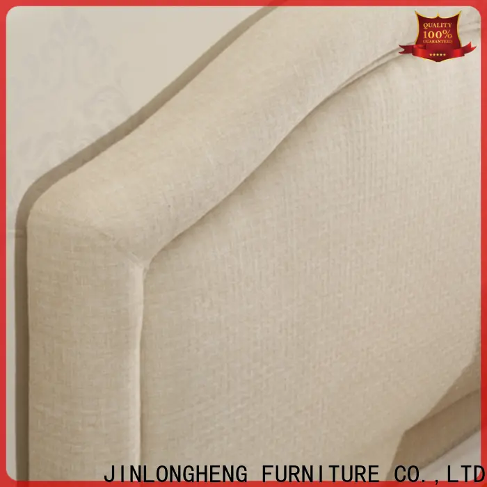 Cadre de lit jumeau blanc JLH Fourniture pour taverne 1