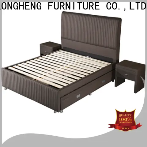 Fournisseurs de lit de rangement en tissu JLH pour chambre à coucher 1