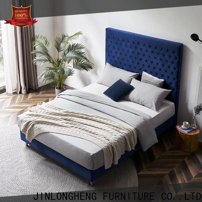 Dernière usine de tête de lit en velours avec élasticité 1