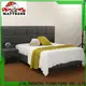 Estructura de cama tamaño king JLH con cabecera de fábrica para hotel 1