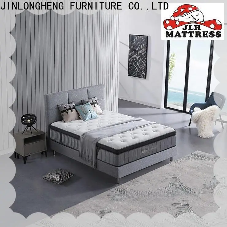  JLH Mattress ゲストハウス向け卸売用トップダブルポケットスプリングマットレス 1