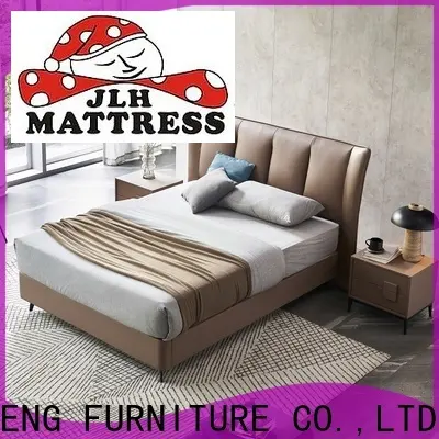 Cama tapizada blanca superior Proveedores con suavidad. 1
