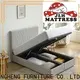 Nueva cama tapizada de tamaño completo para negocios o casa de huéspedes. 1