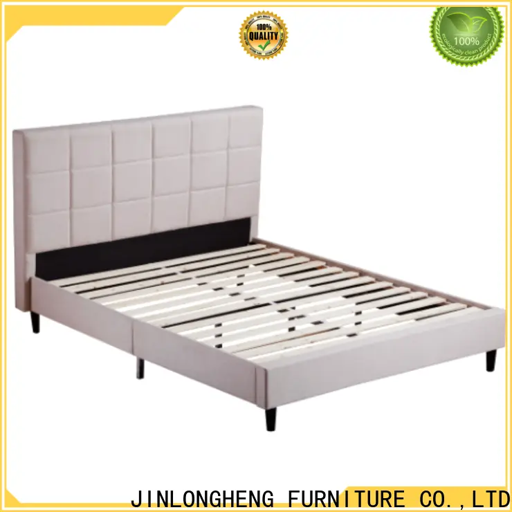  JLH Mattress 弾力性のある白い布張りのベッドメーカー 1