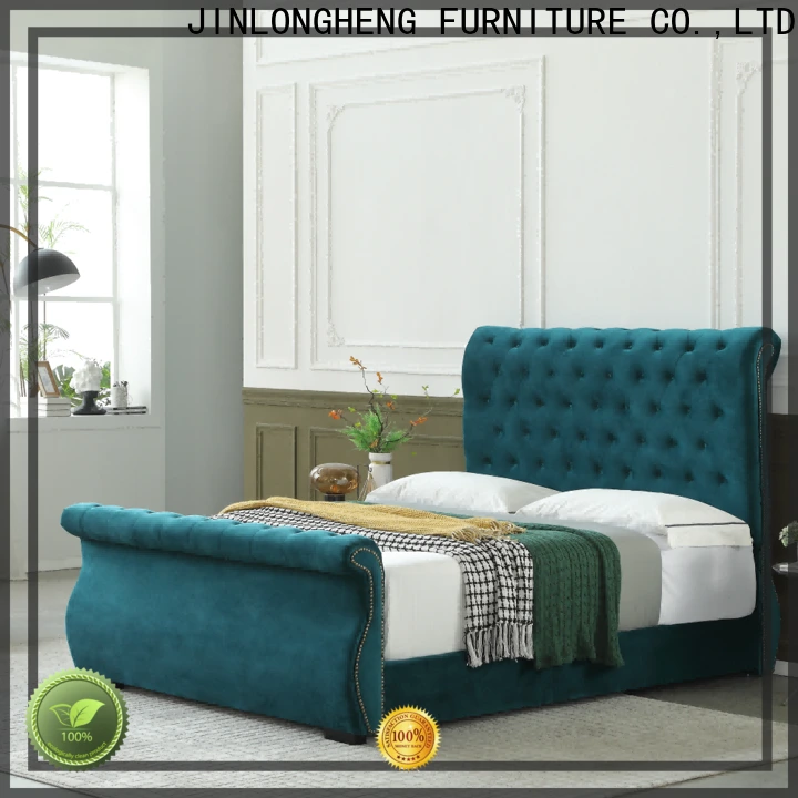  JLH Mattress Lit tapissé vert sur mesure Fourniture livrée directement 1
