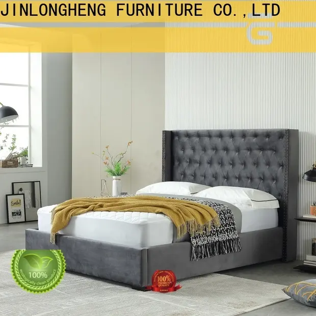 JLH Mattress La mejor cama tapizada blanca para negocios con elasticidad. 1